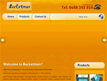 Tablet Screenshot of bucketman.com.au